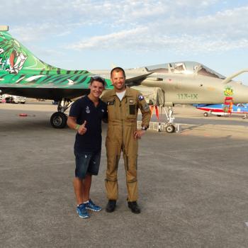 Benjamin Garavel and the Pilot of Rafale